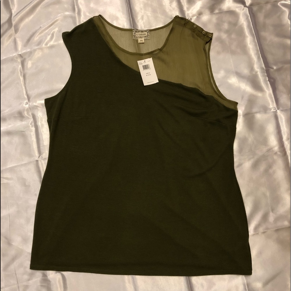 B. VINTAGE Olive Top, 3XL